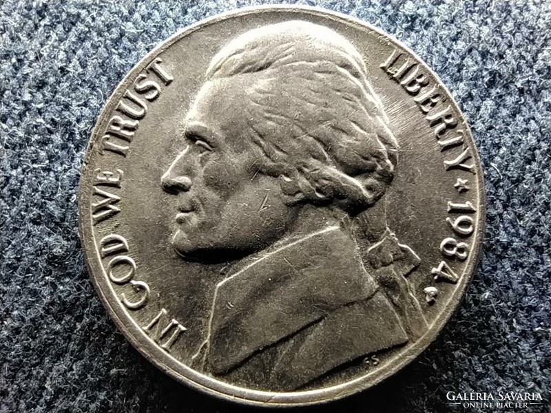 USA Jefferson nikkel Monticello 5 Cent 1984 P (id58913)