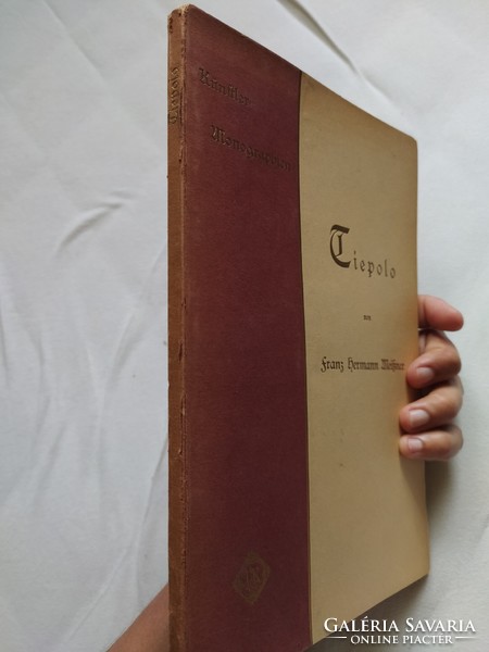 Tiepolo - rare antique volume with owner's signature 
