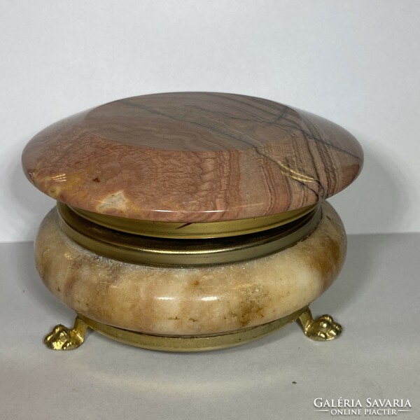 Jewelery box made of polished stone