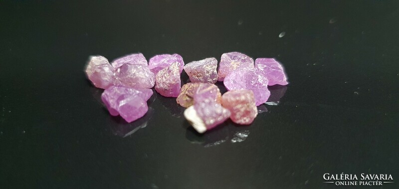 19 Carat raw ruby crystal.