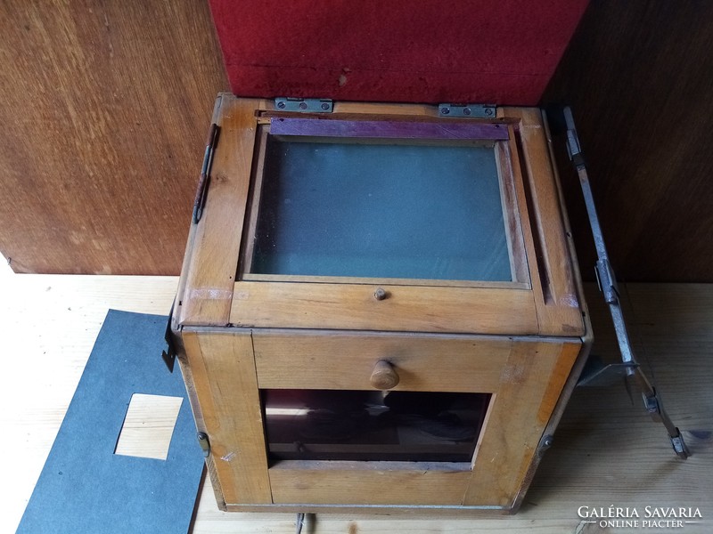 Ritka, antik fényképész levilágító doboz