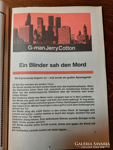 Crime books in German, jerry cotton 1449 and 1420. Volume in one (even with free delivery!)