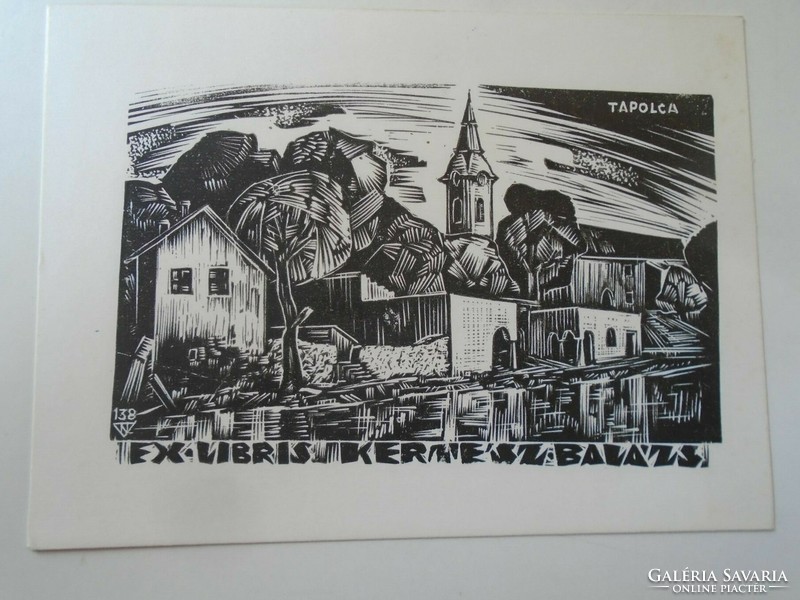 D195891 Ex Libris -TAPOLCA- Kertész Balázs 1974 - Nagy László Lázár 1935-2019