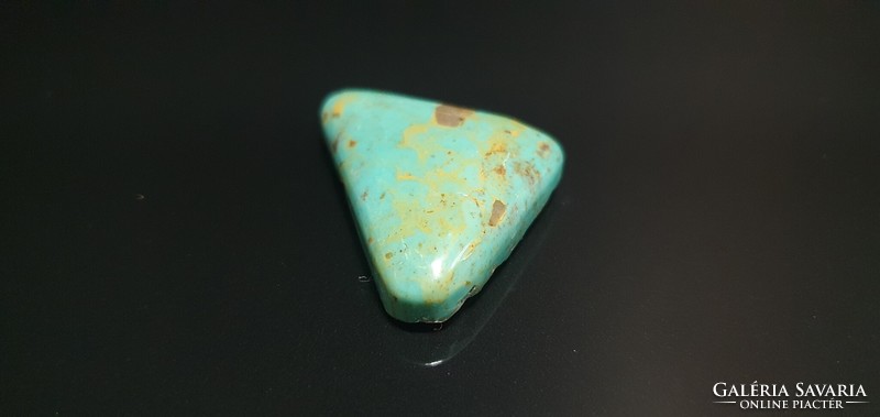 Mexican turquoise 10 grams. Rough sanding. With certification.