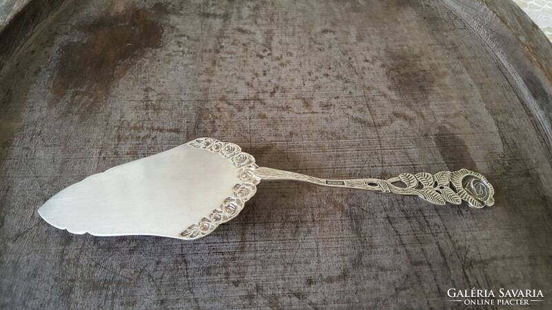 Beautiful, Hildesheimer rose antique 800 silver pastry spatula