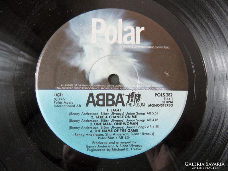 ABBA bakelit lemez