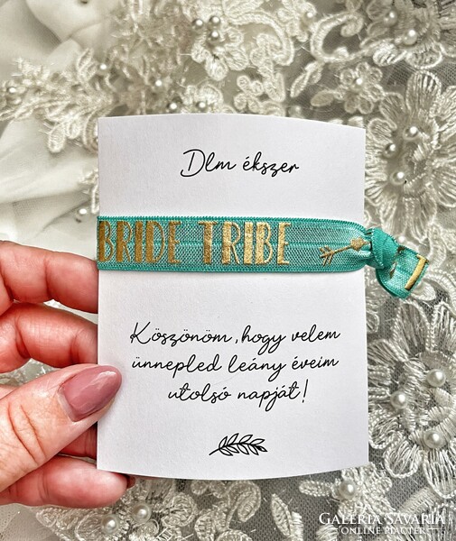 Bachelorette ribbon bracelets - in several colors