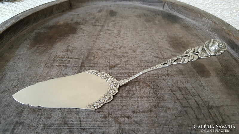 Beautiful, Hildesheimer rose antique 800 silver pastry spatula