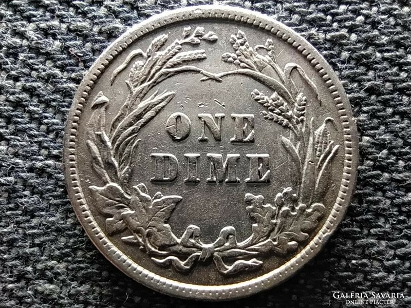 USA Barber Dime .900 ezüst 1 dime 1913 (id48084)