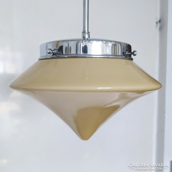 Refurbished art deco ceiling lamp - 