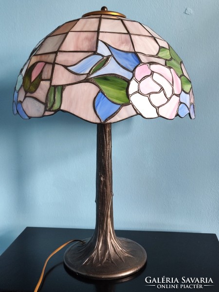 Huge tiffany style table lamp