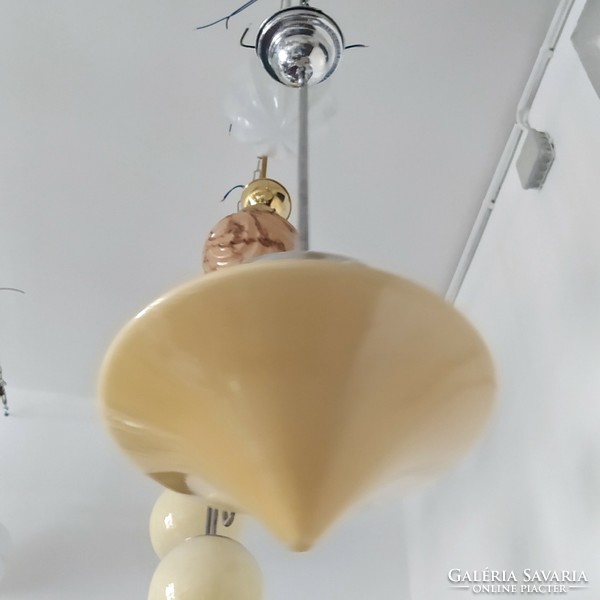Refurbished art deco ceiling lamp - 