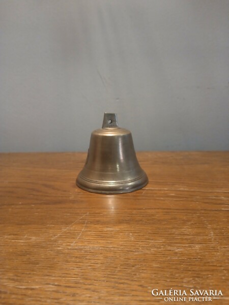 Antique copper bell marked.