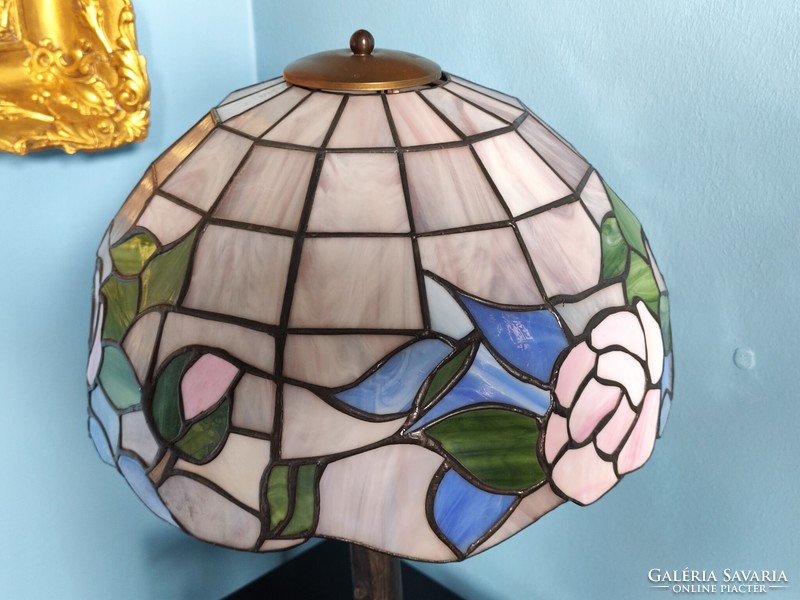 Huge tiffany style table lamp