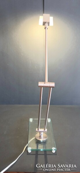 2 minimal design chrome glass table lamps negotiable