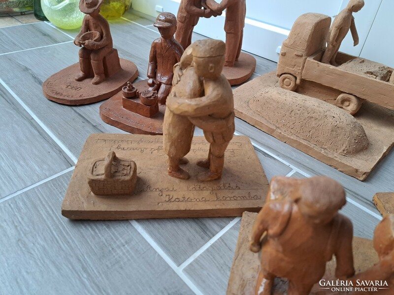 The creations of Stefanovics elemér reed yard 11 terracotta rarity goose stuffers