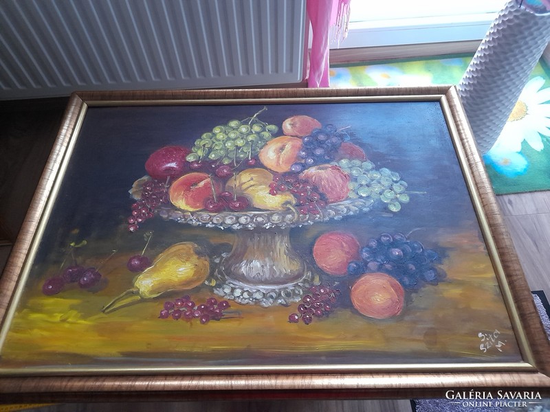 Somló sieve margit fruit still life