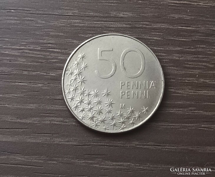 50 pennia,Finnország 1991