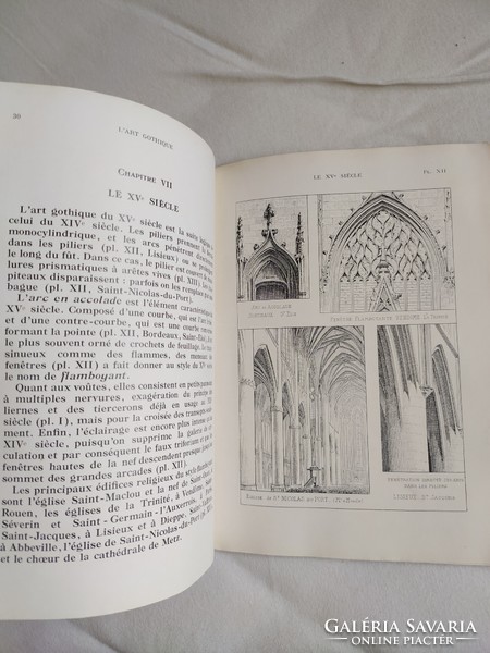 L'Art Gothique - RITKA francia nyelvű művészeti antik kötet
