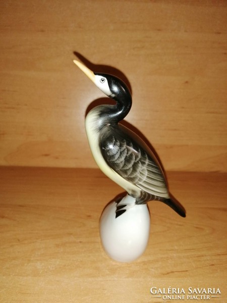 Ravenclaw porcelain bird figurine statue - 13.5 cm (po-1)
