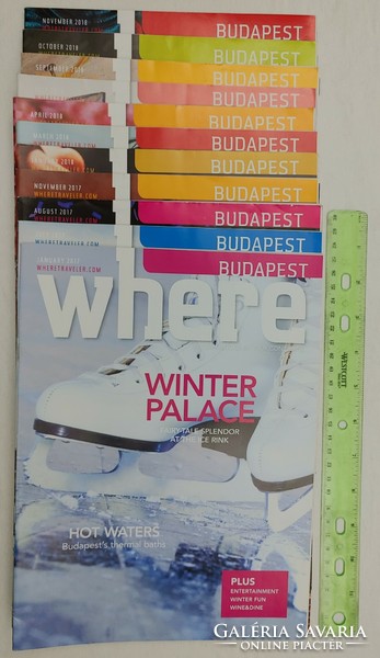 Where budapest magazine - 11 issues in one package + attachments
