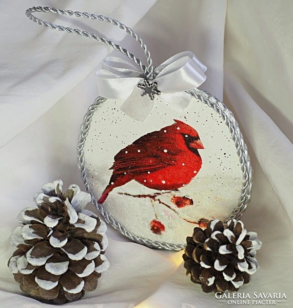 Kézműves karácsonyi dekorációs dísz