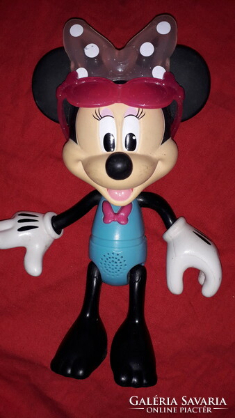 Retro interaktív DISNEY MINNIE egér elemes játék figura nem tesztelt 28 cm a képek szerint