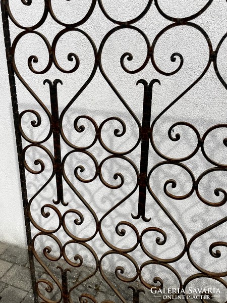 2 retro wrought iron room dividers, plant stand, flower stand, iron, metal screen
