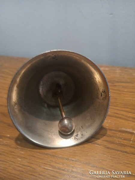 Antique copper bell marked.