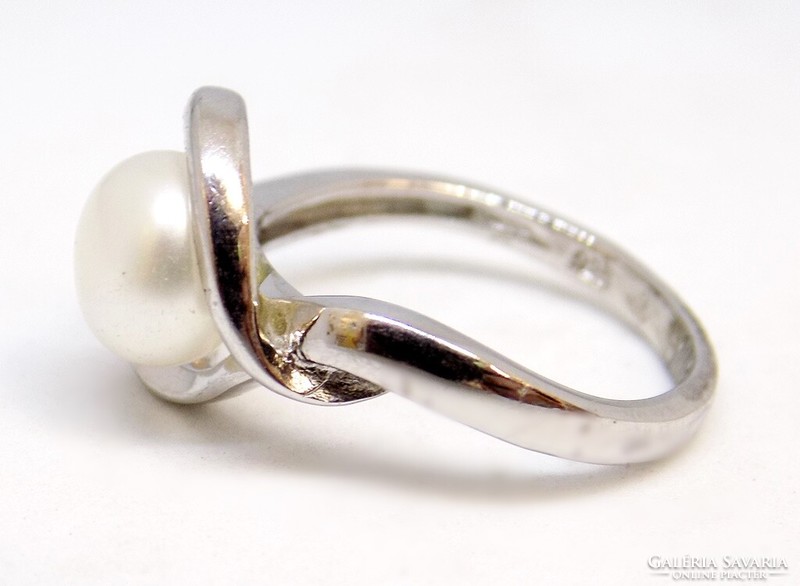 Gyöngyös ezüst gyűrű (ZAL-Ag106564)