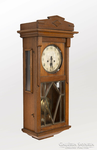Old German wooden wall clock