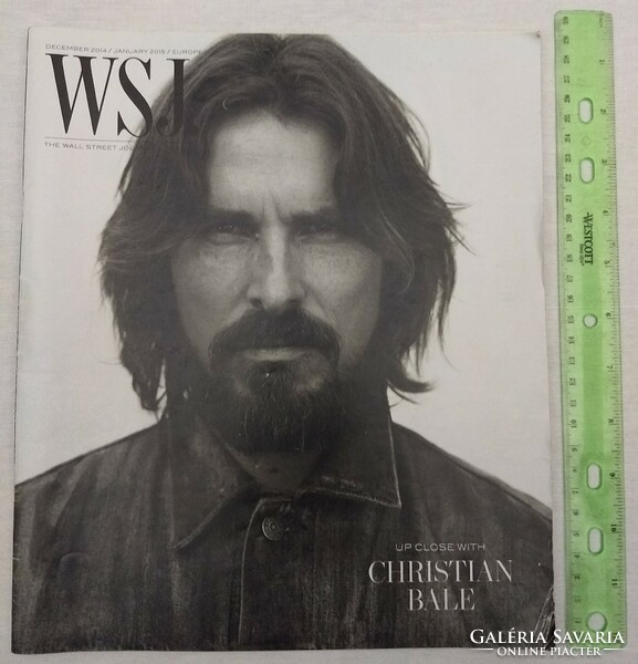 WSJ - The Wall Street Journal magazin (Európa) 2014/12 #54 - Christian Bale címlap