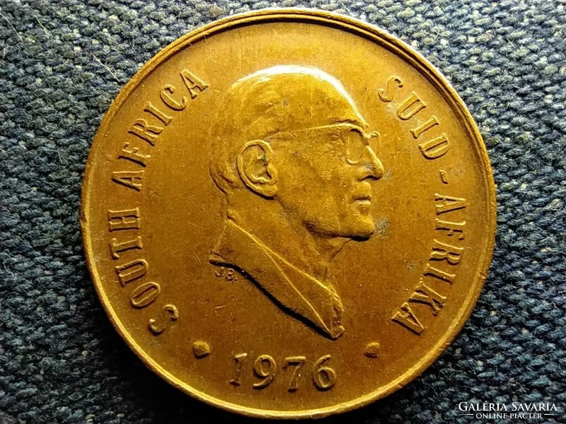 The end of the presidency of Jacobus Johannes Fouché of the Republic of South Africa 2 cents 1976 (id67257)