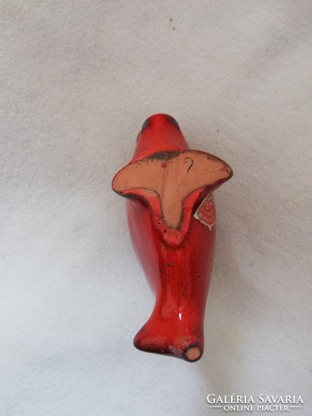 Anzengruben, art deco ceramic, toothpick holder in the shape of a fish