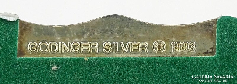 1N196 Godinger Silver ezüstözött teáskanna alakú szalvétatartó