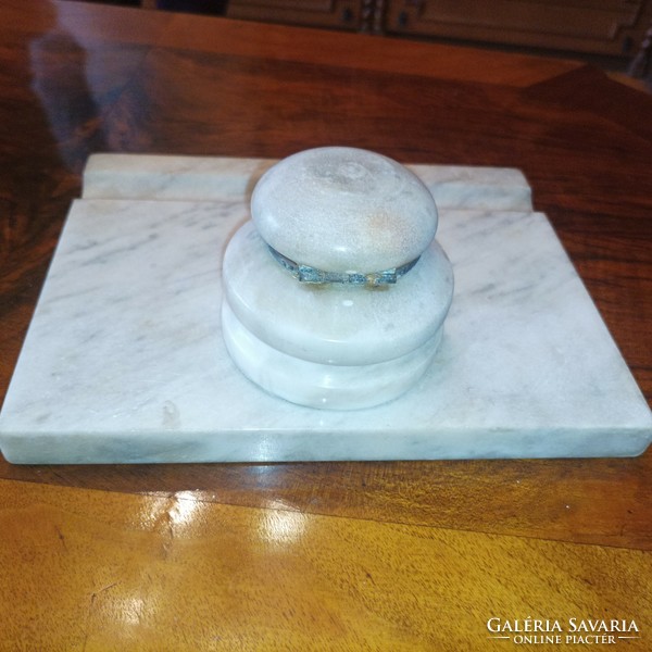 Marble inkwell for sale.