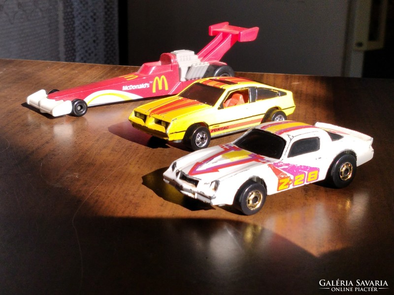 Hot Wheels Pontiac J 2000, Camaro Z-28, Mc Donalds Dragster