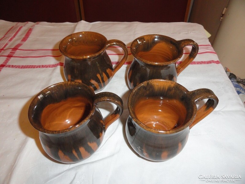 Brown mulled wine jug