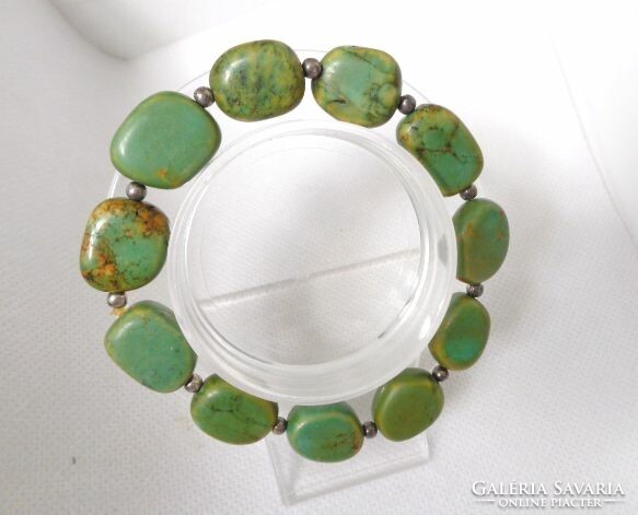 Turquoise mineral bracelet