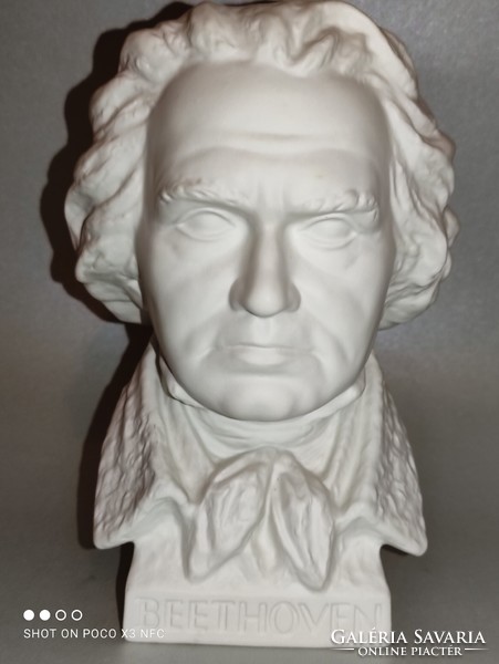GOEBEL G. Bochmann Beethoven porcelán büszt 1963