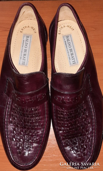 Baldo buratti Italian leather shoes size 47