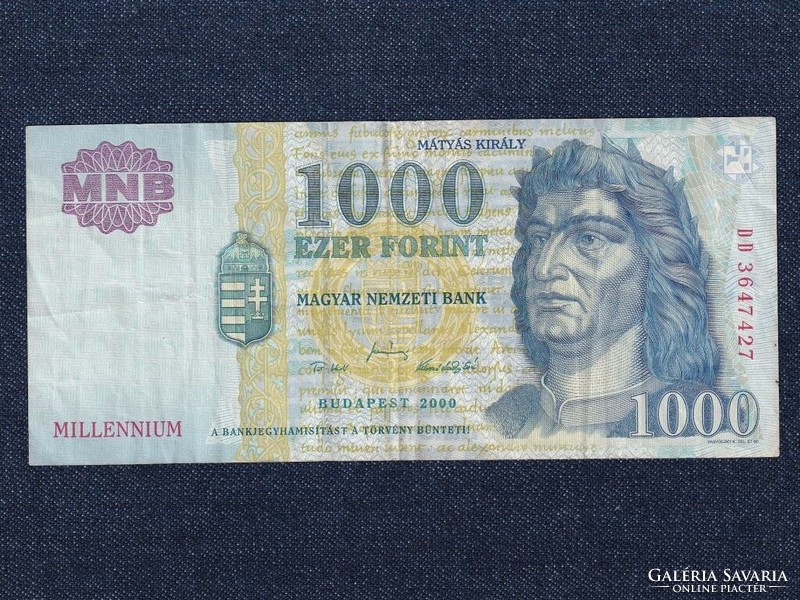 Millennium 1000 Forint bankjegy 2000 (id73584)