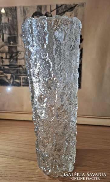 Ice-Bark Glass váza