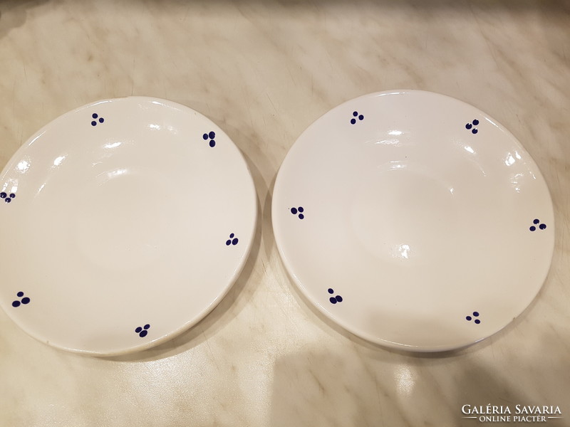 2 small plates or saucers