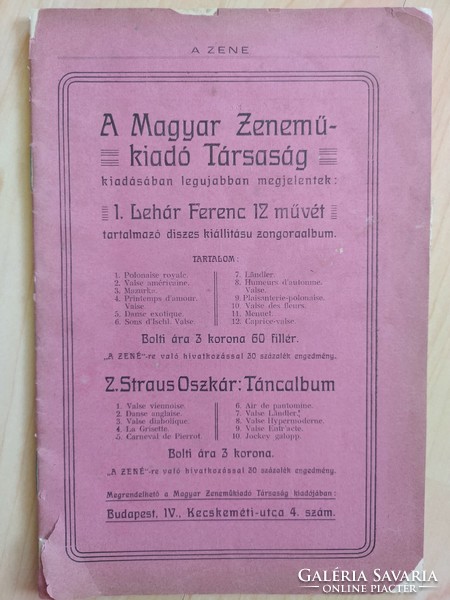 A zene - music and music monthly magazine (December 1909) 1000 ft