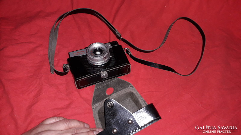 Antik CCCP LOMO - SMENA 8M fényképezőgép bőrtokjával és szíjazattal a képek szerint