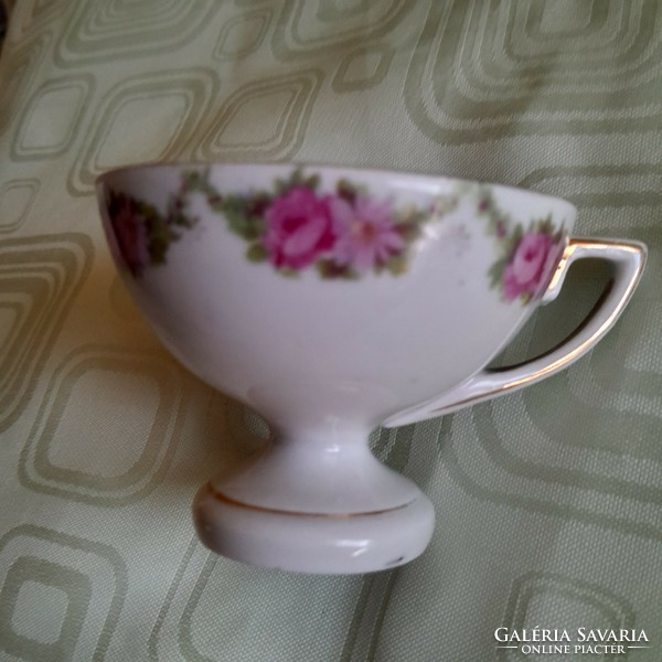 Antique rose coffee cup