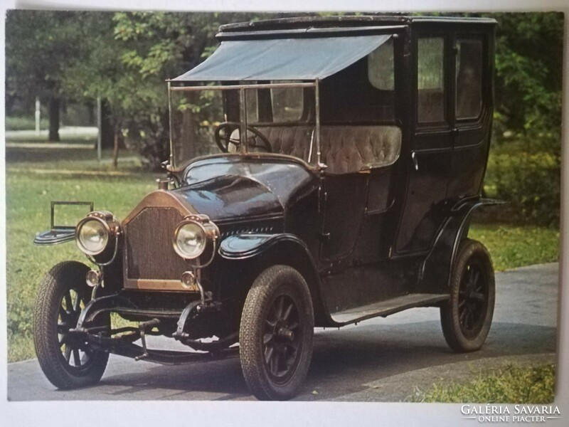Benz car postcard