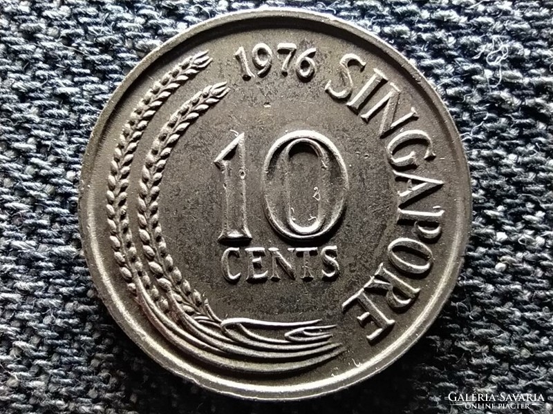 Singapore Seahorse 10 cents 1976 (id47126)