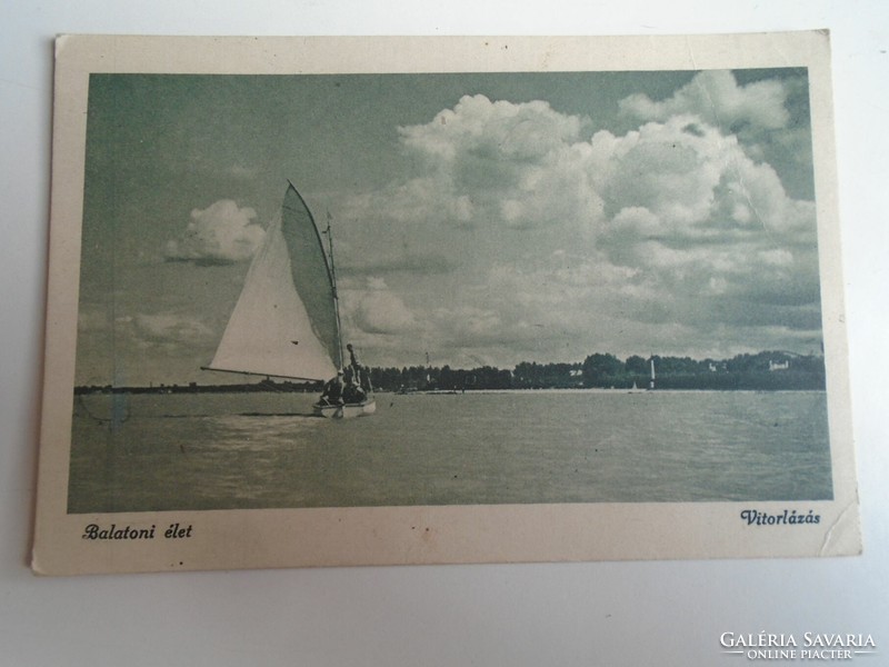 D196167 Balaton life - sailing - 1940 Balatongyörök - László Ózd Radványi